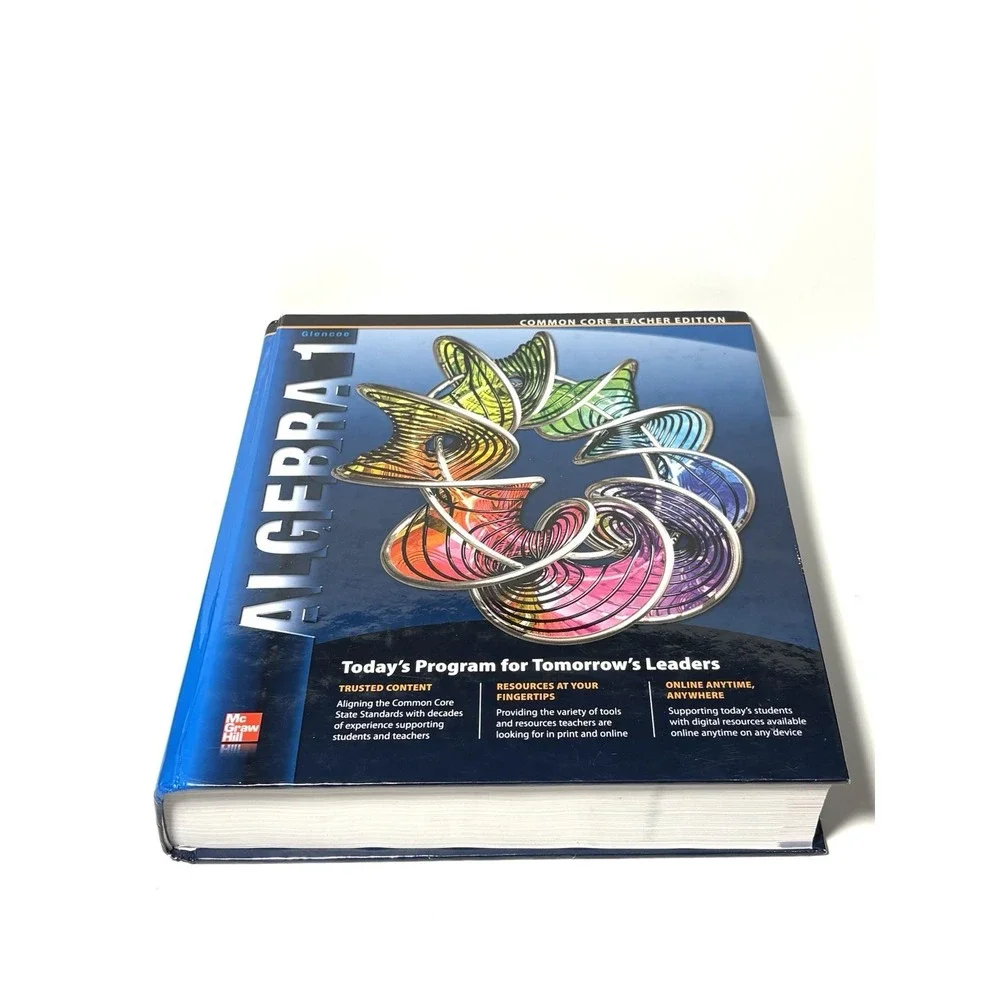 Glencoe Algebra 1 Common Core Teacher Edition Hardcover McGraw Hill 2014 TE